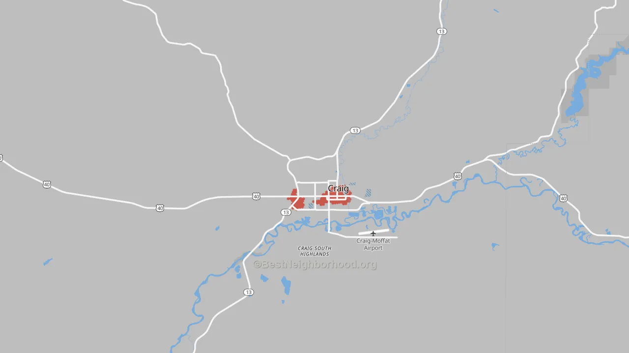 Transit Grade map of 81625, CO