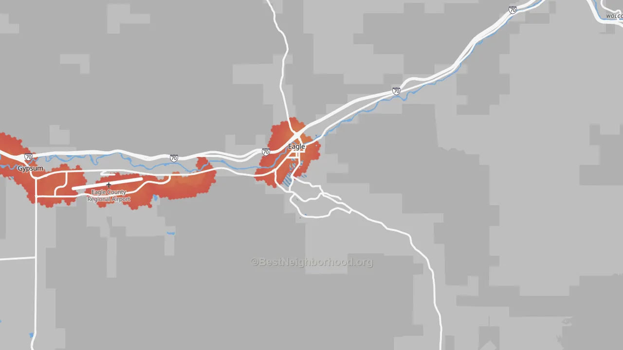 Transit Grade map of 81631, CO