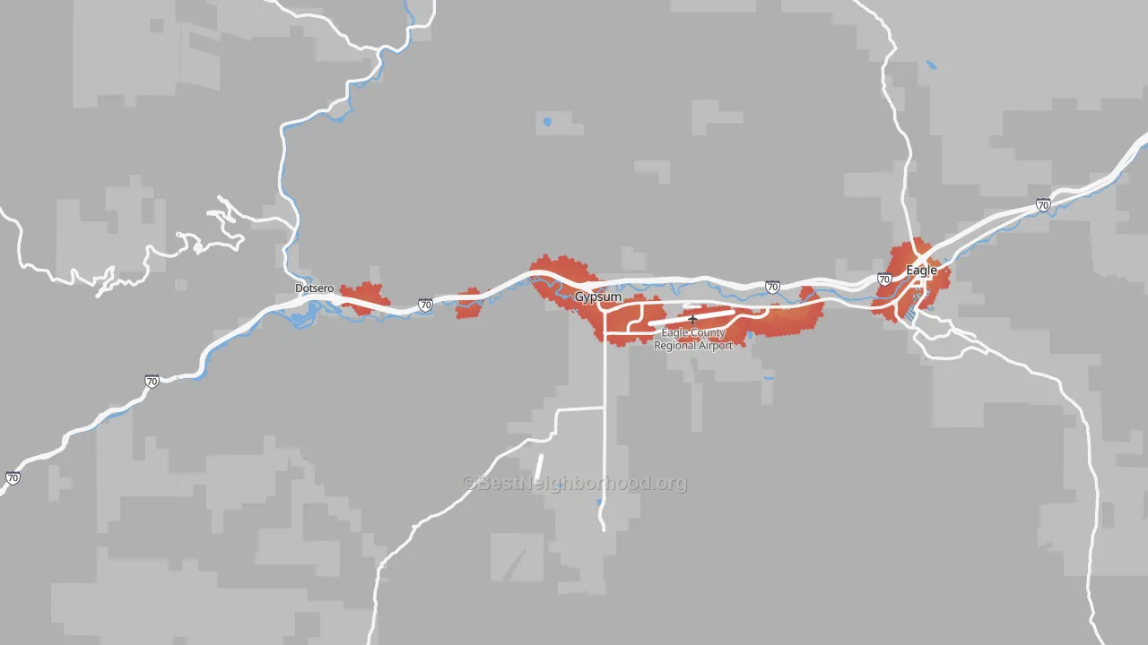 Transit Grade map of 81637, CO