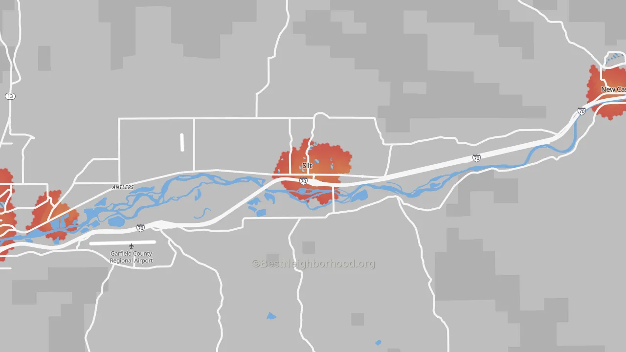Transit Grade map of 81652, CO