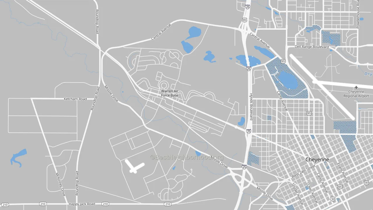 Transit Grade map of 82005, WY