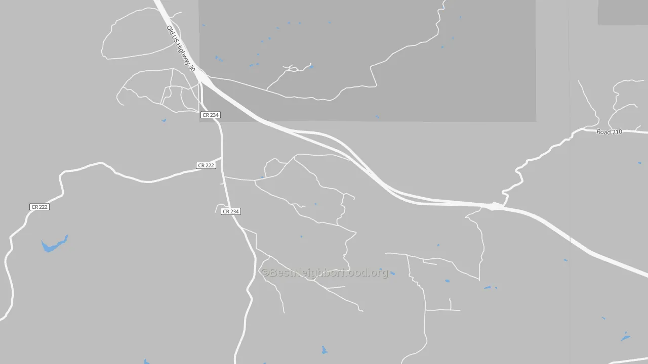 Transit Grade map of 82052, WY