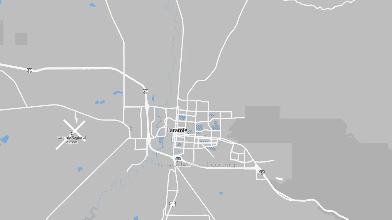 Transit Grade map of 82072, WY