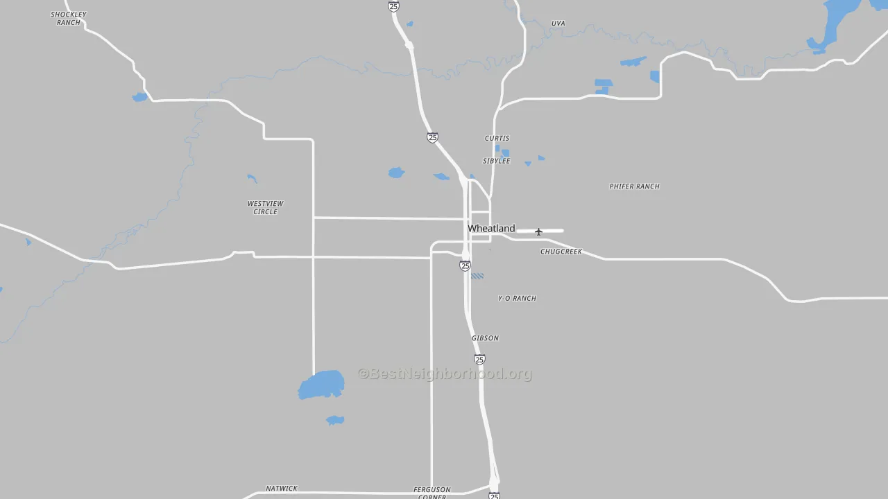 Transit Grade map of 82201, WY