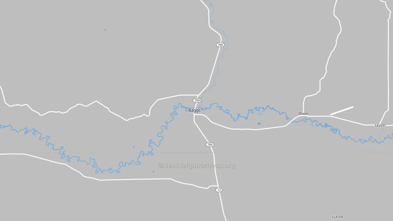 Transit Grade map of 82321, WY