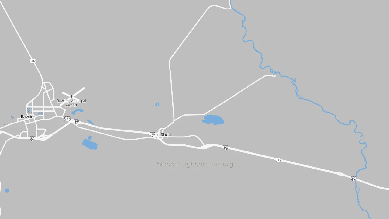 Transit Grade map of 82334, WY