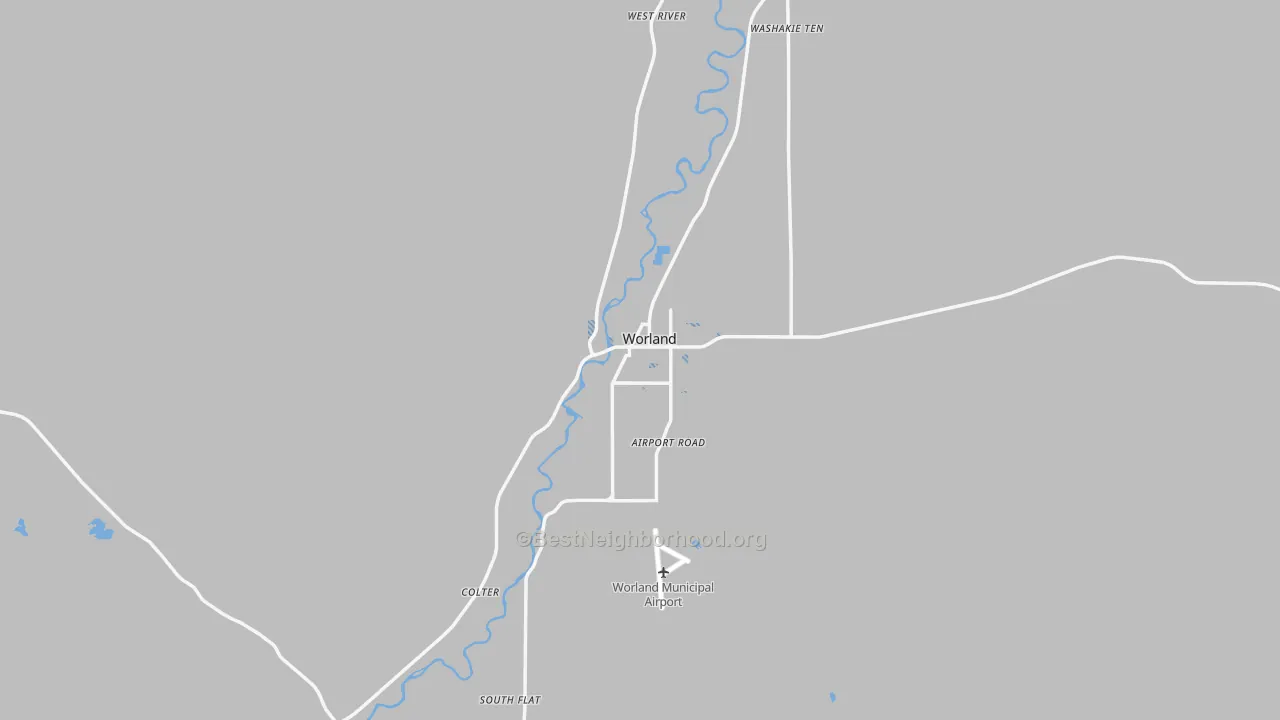 Transit Grade map of 82401, WY
