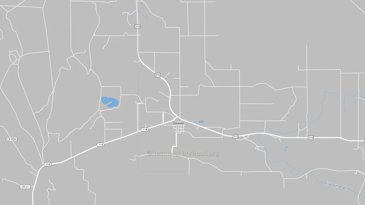 Transit Grade map of 82421, WY