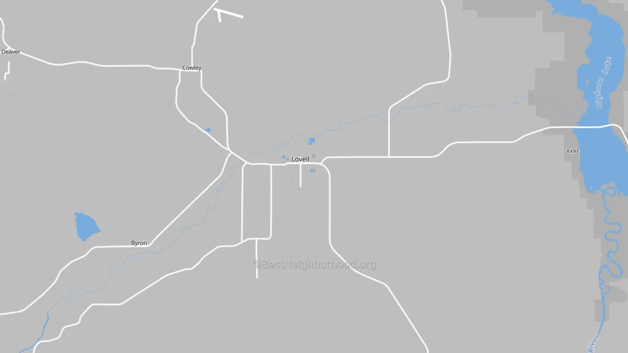 Transit Grade map of 82431, WY