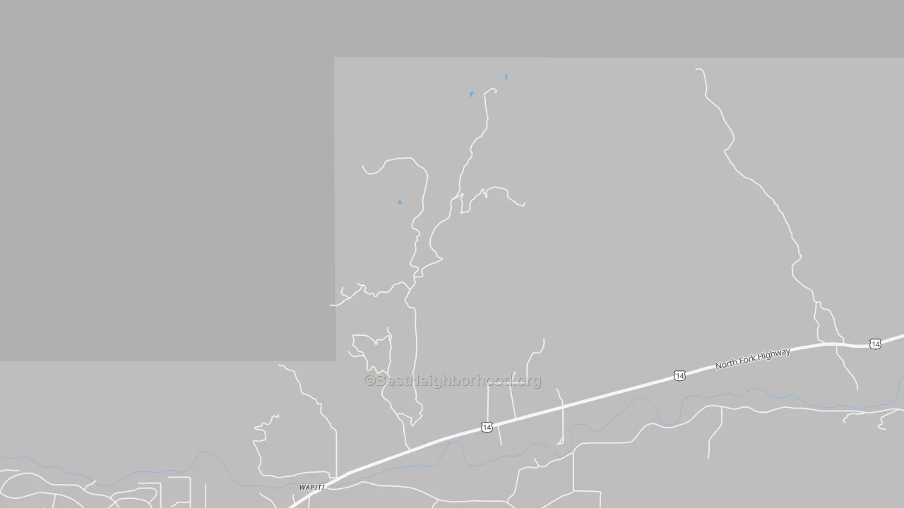 Transit Grade map of 82450, WY