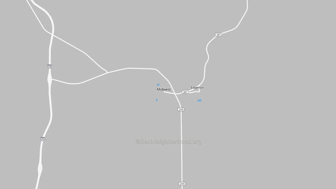 Transit Grade map of 82643, WY