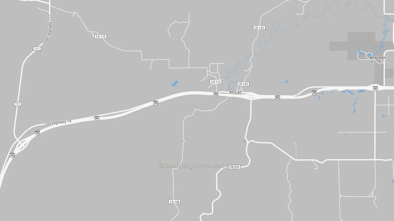 Transit Grade map of 82712, WY