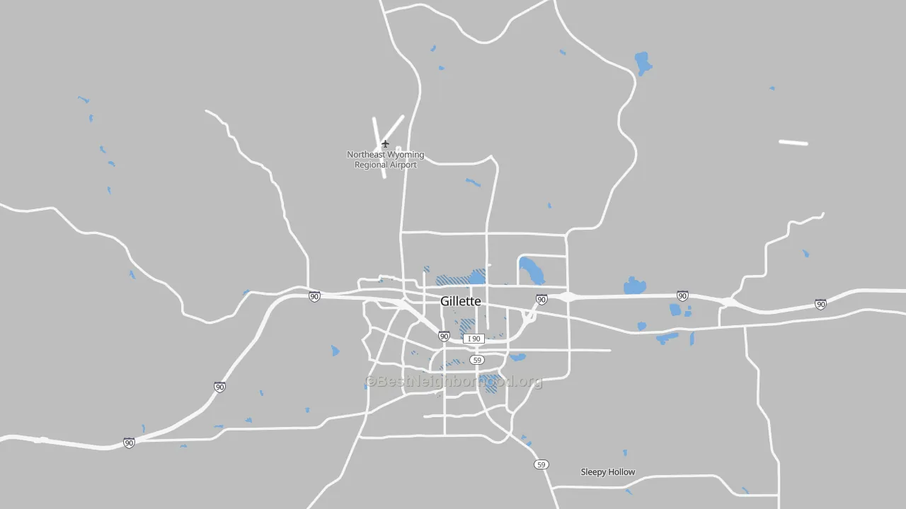 Transit Grade map of 82716, WY