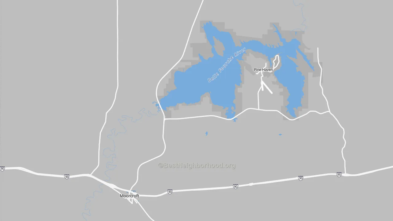Transit Grade map of 82721, WY
