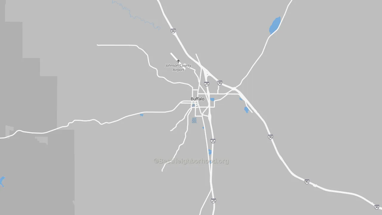 Transit Grade map of 82834, WY
