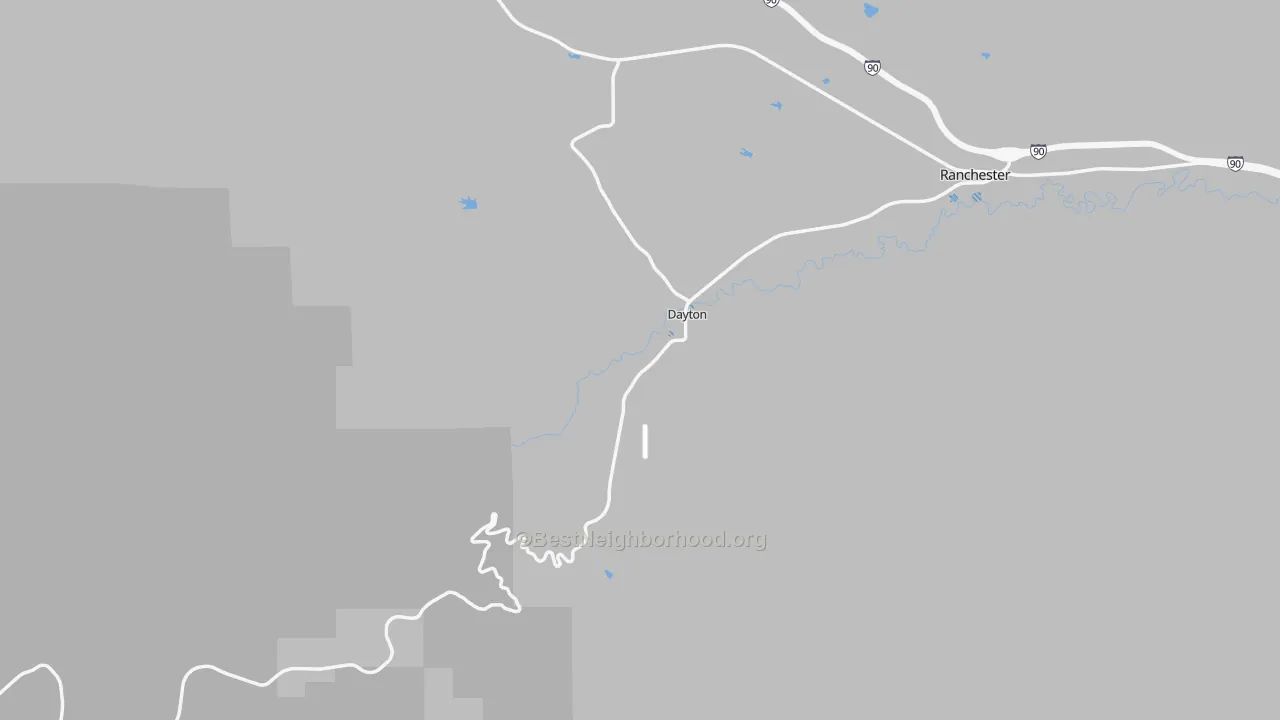 Transit Grade map of 82836, WY