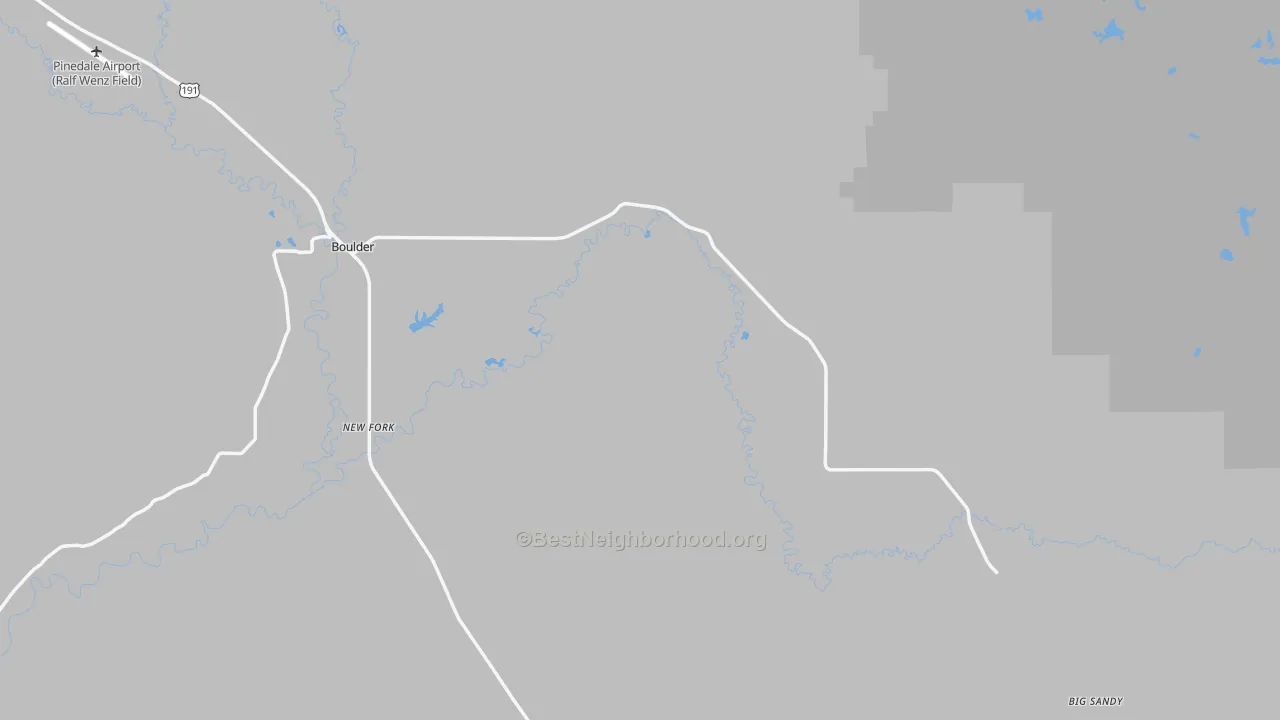 Transit Grade map of 82923, WY