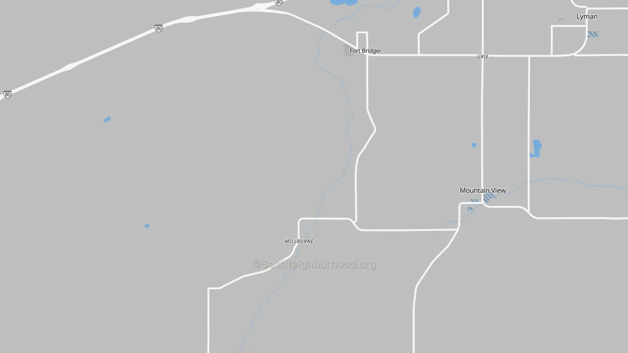 Transit Grade map of 82933, WY