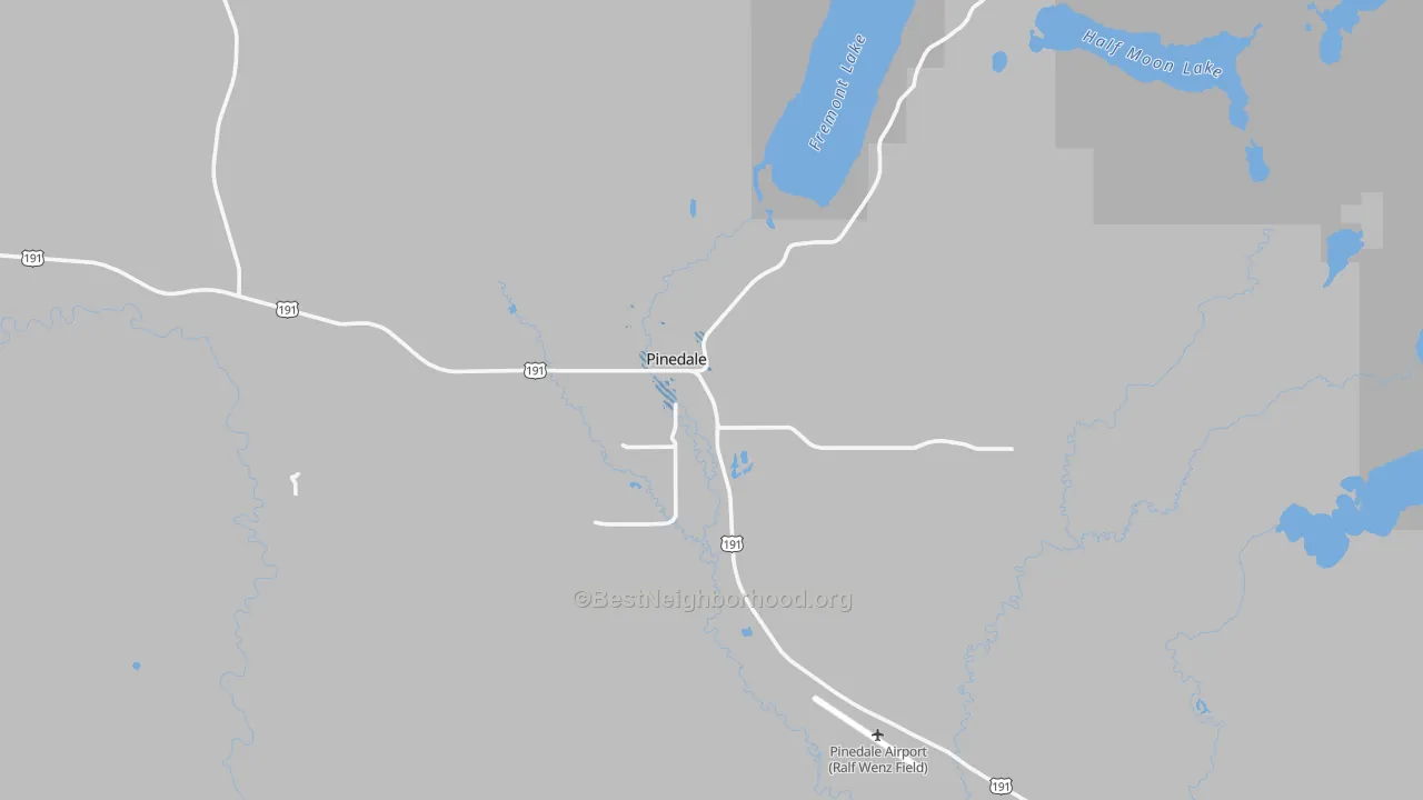 Transit Grade map of 82941, WY