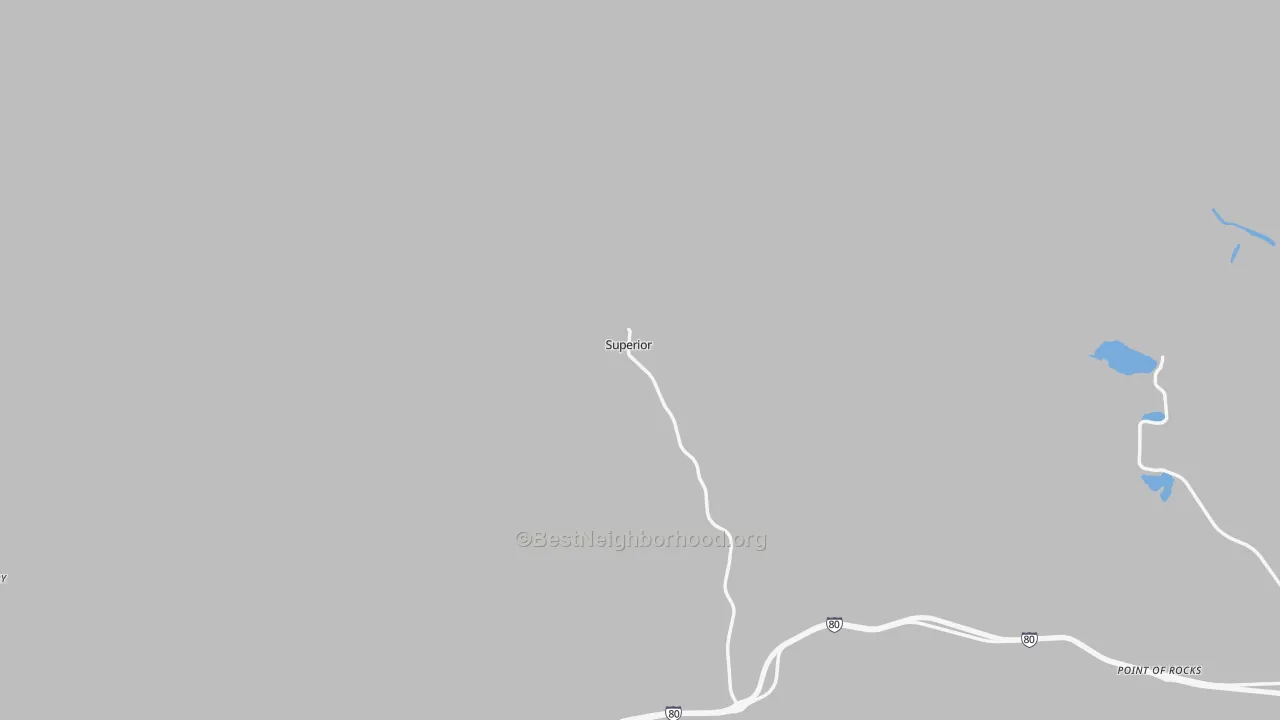 Transit Grade map of 82945, WY