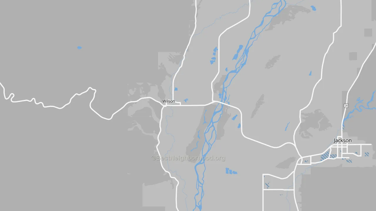 Transit Grade map of 83014, WY