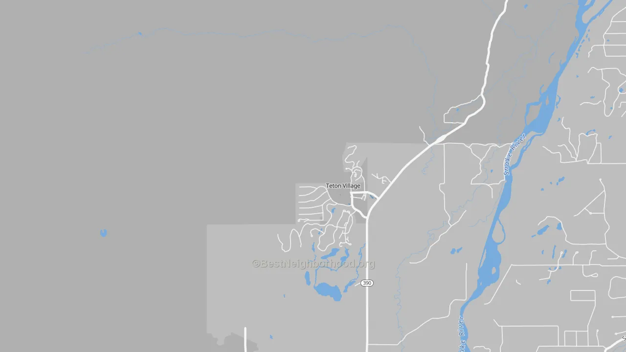 Transit Grade map of 83025, WY