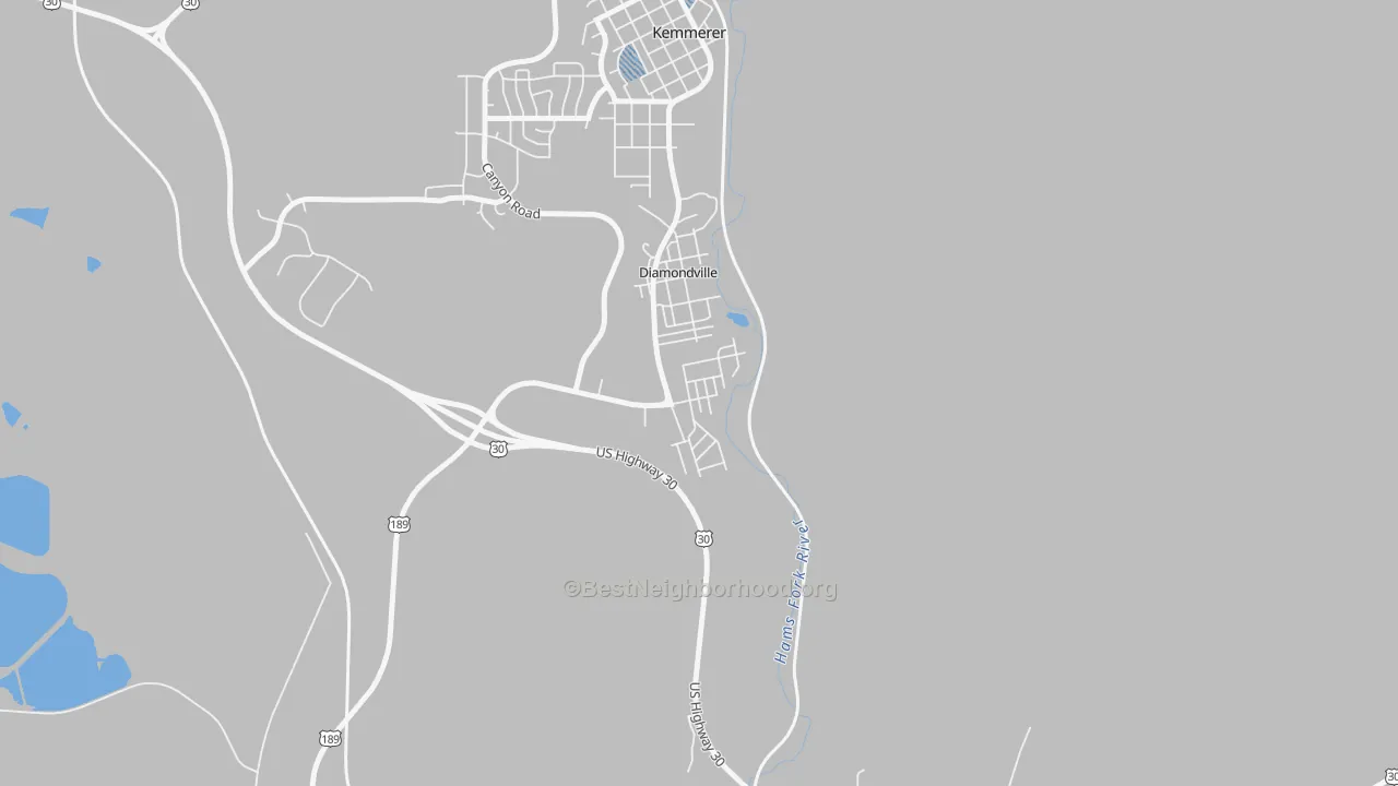Transit Grade map of 83116, WY