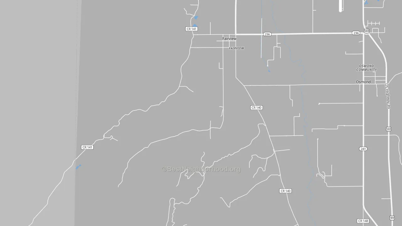Transit Grade map of 83119, WY