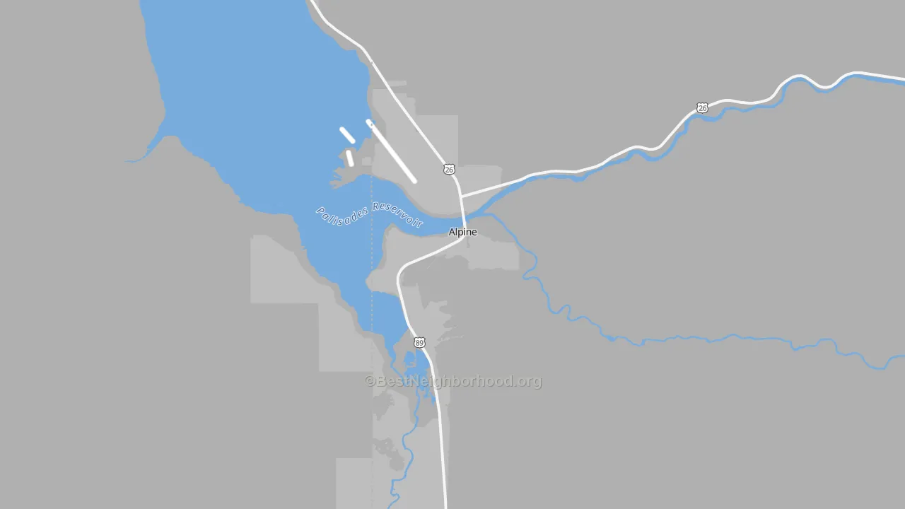 Transit Grade map of 83128, WY