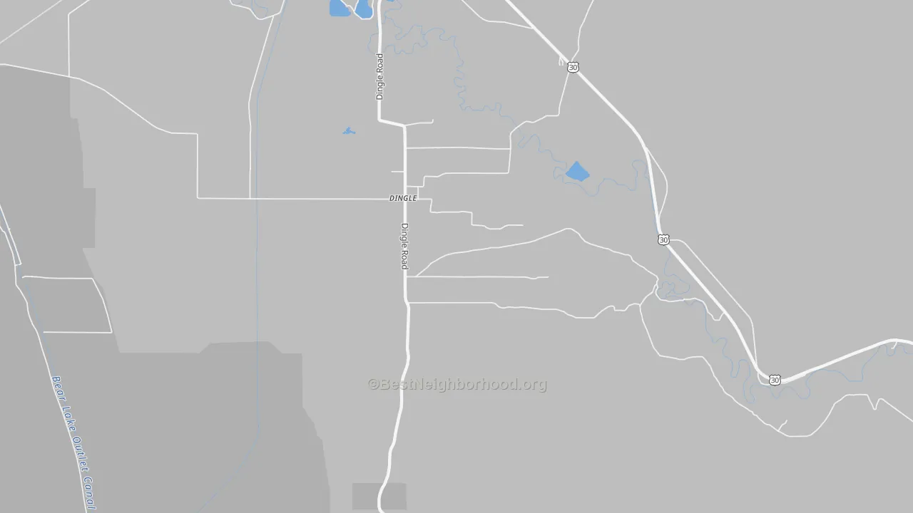 Transit Grade map of 83233, ID