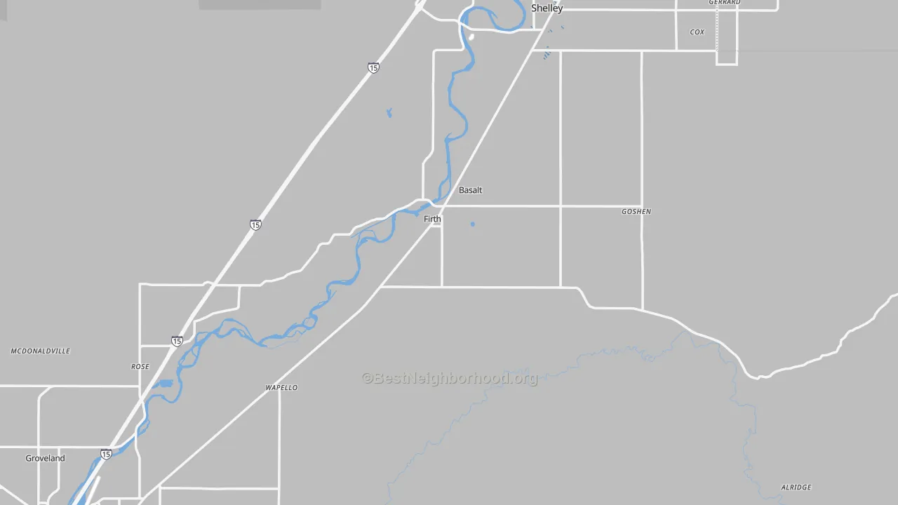 Transit Grade map of 83236, ID