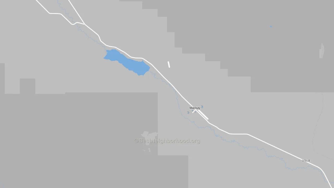 Transit Grade map of 83251, ID