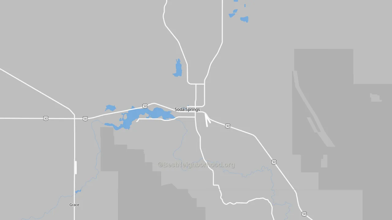 Transit Grade map of 83276, ID