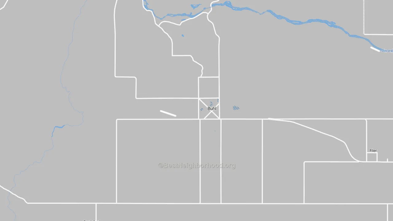 Transit Grade map of 83316, ID