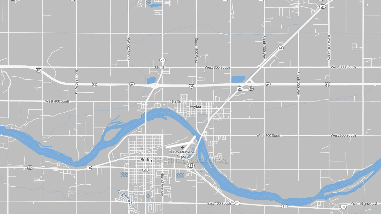 Transit Grade map of 83336, ID