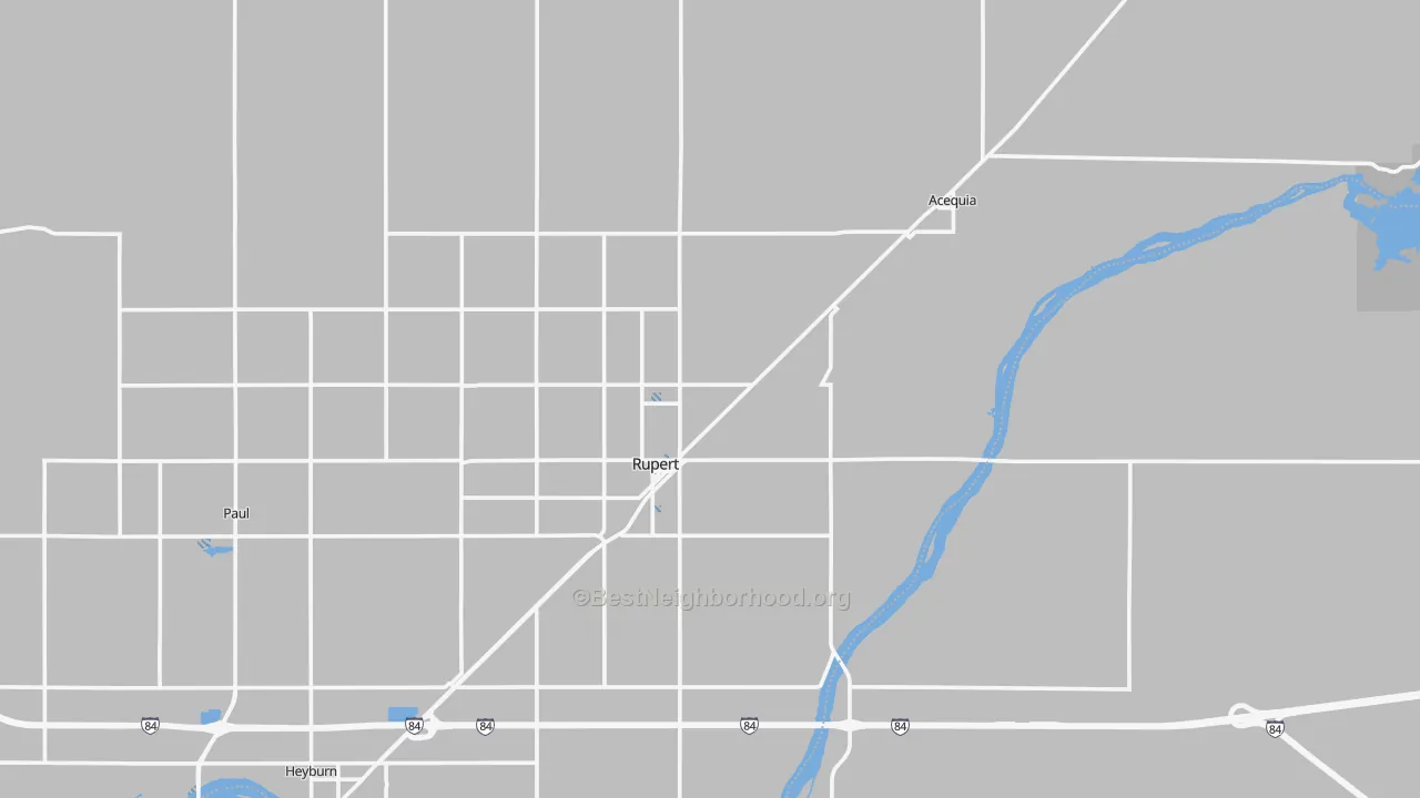 Transit Grade map of 83350, ID