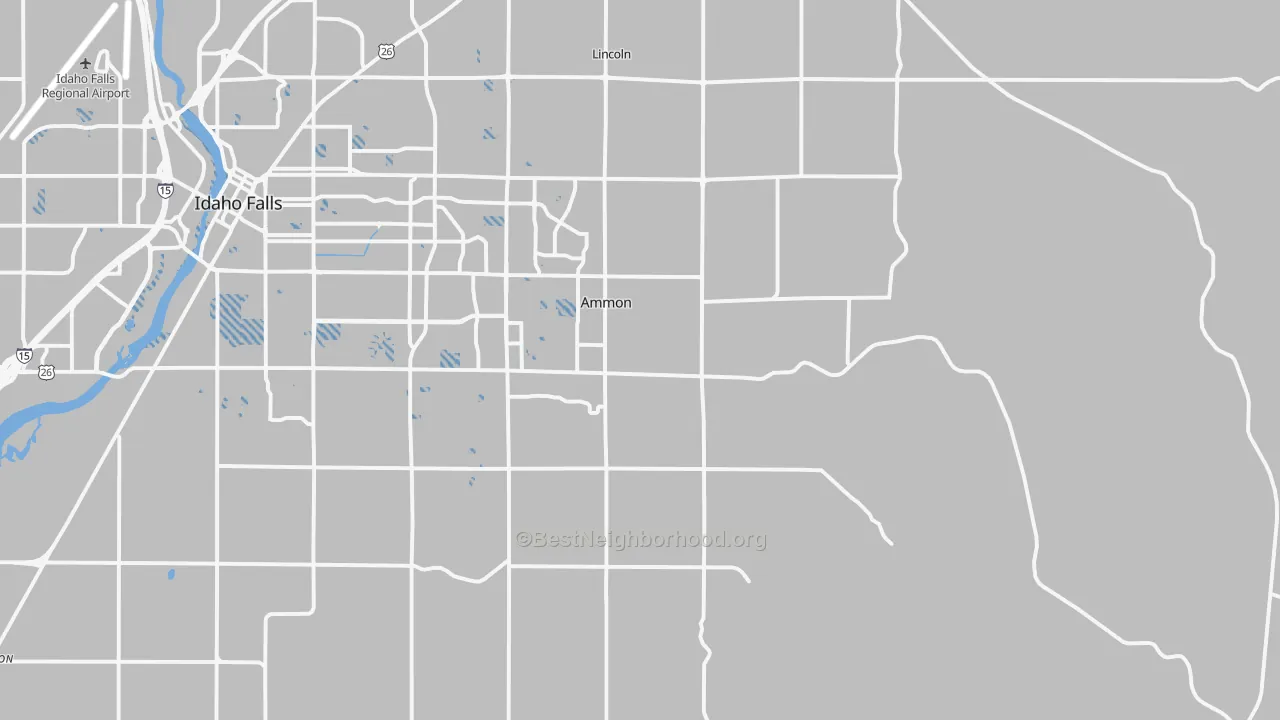 Transit Grade map of 83406, ID