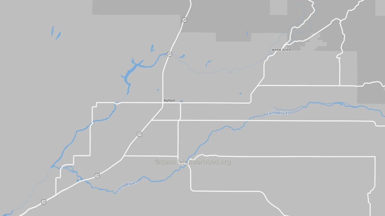 Transit Grade map of 83420, ID