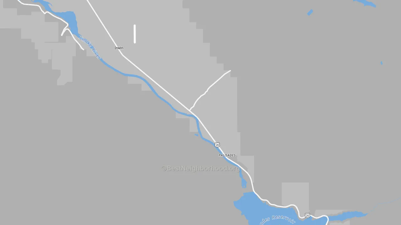 Transit Grade map of 83428, ID