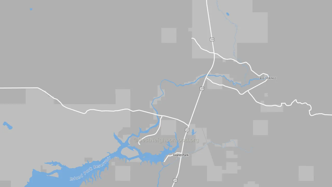 Transit Grade map of 83429, ID