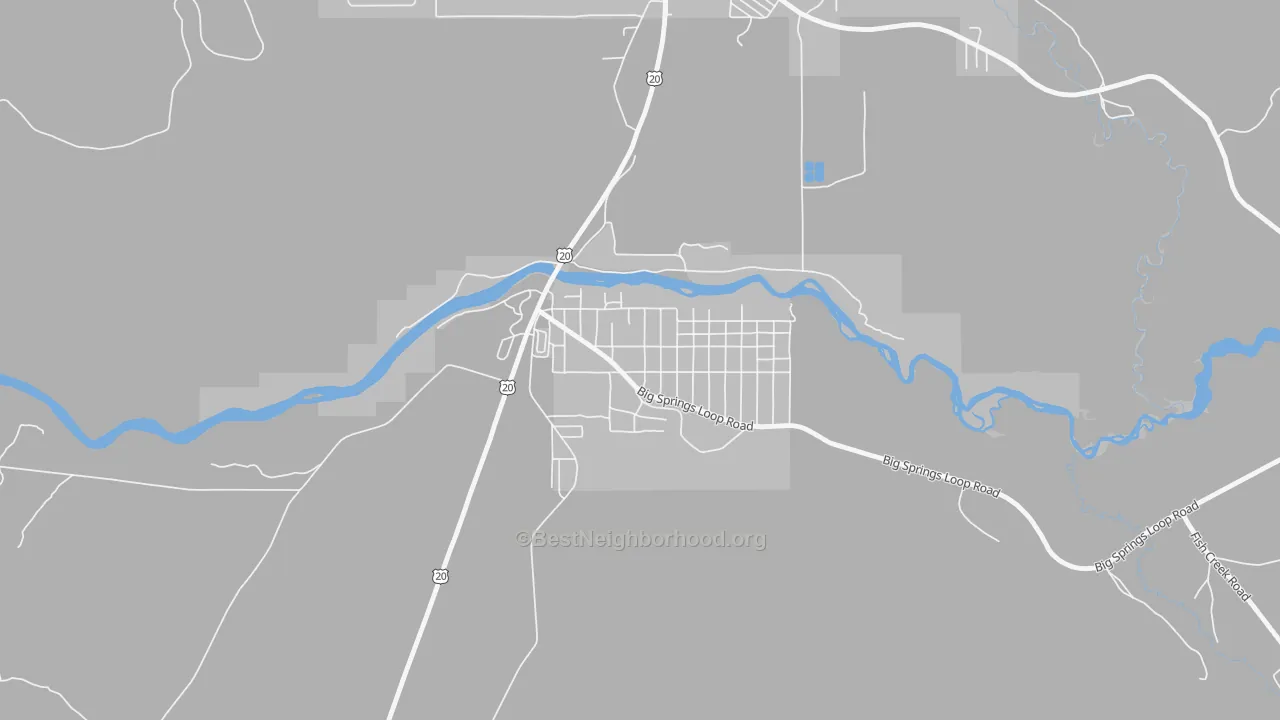 Transit Grade map of 83433, ID
