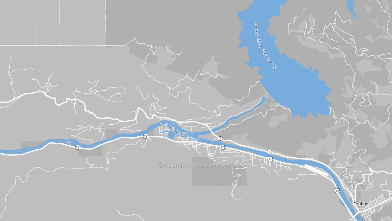 Transit Grade map of 83520, ID