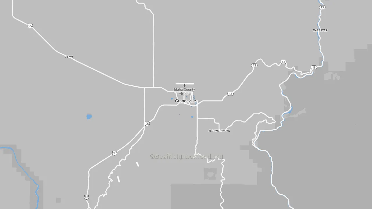 Transit Grade map of 83530, ID
