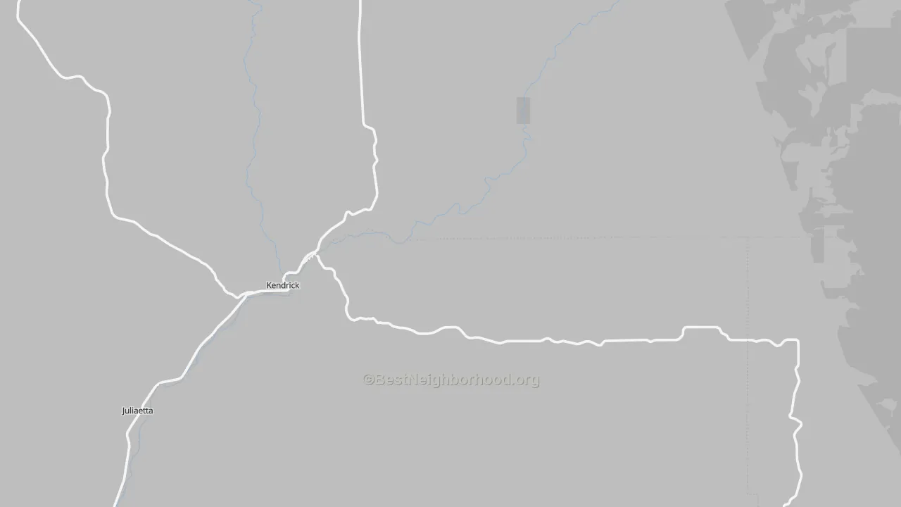 Transit Grade map of 83537, ID