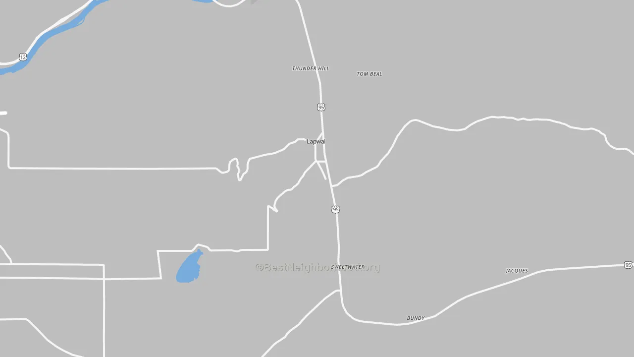Transit Grade map of 83540, ID