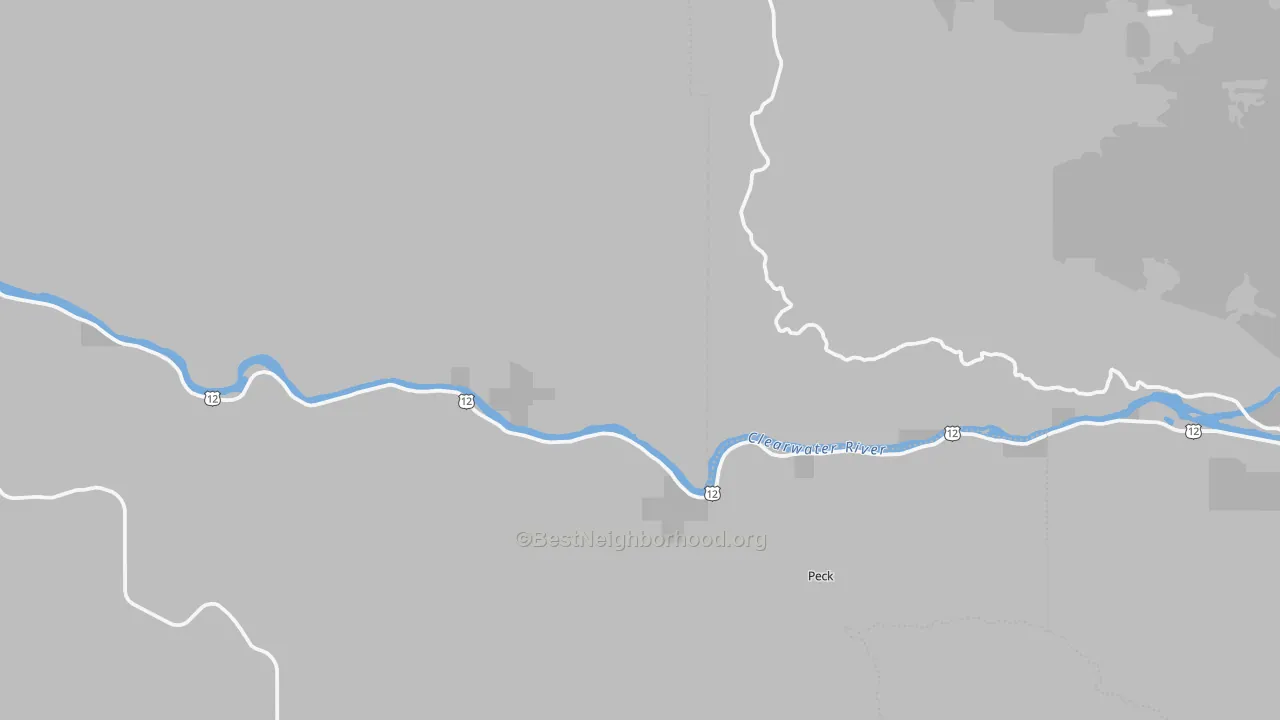 Transit Grade map of 83541, ID