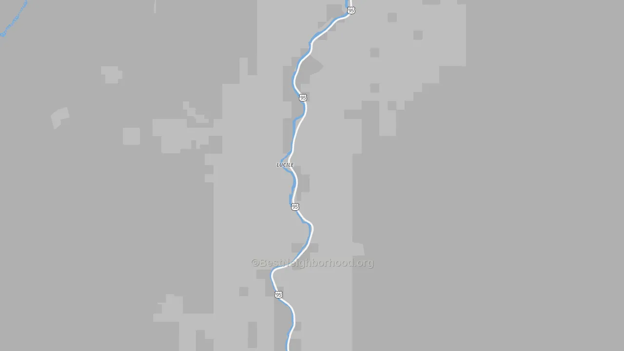Transit Grade map of 83542, ID