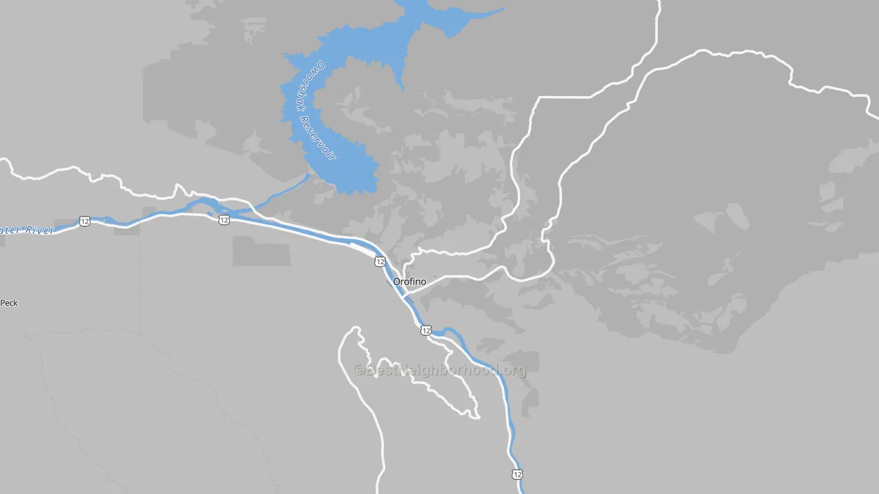 Transit Grade map of 83544, ID