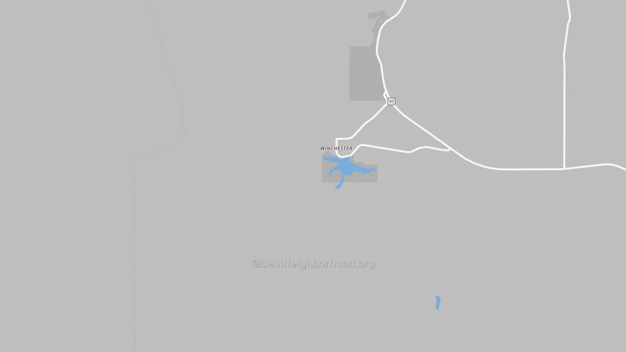 Transit Grade map of 83555, ID