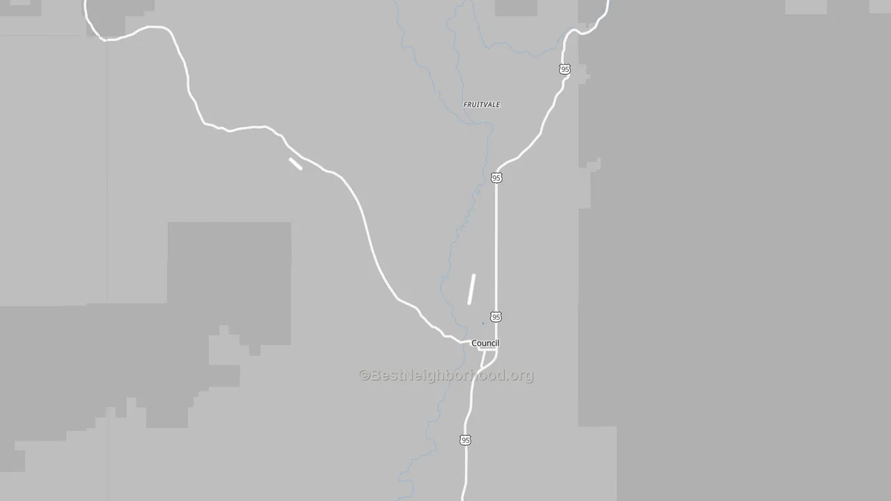 Transit Grade map of 83612, ID